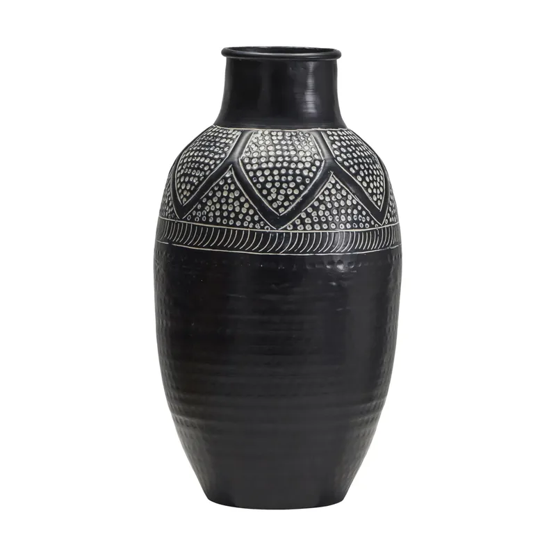 Bloss Vase 38 cm Schwarz de House Doctor – photo du produit