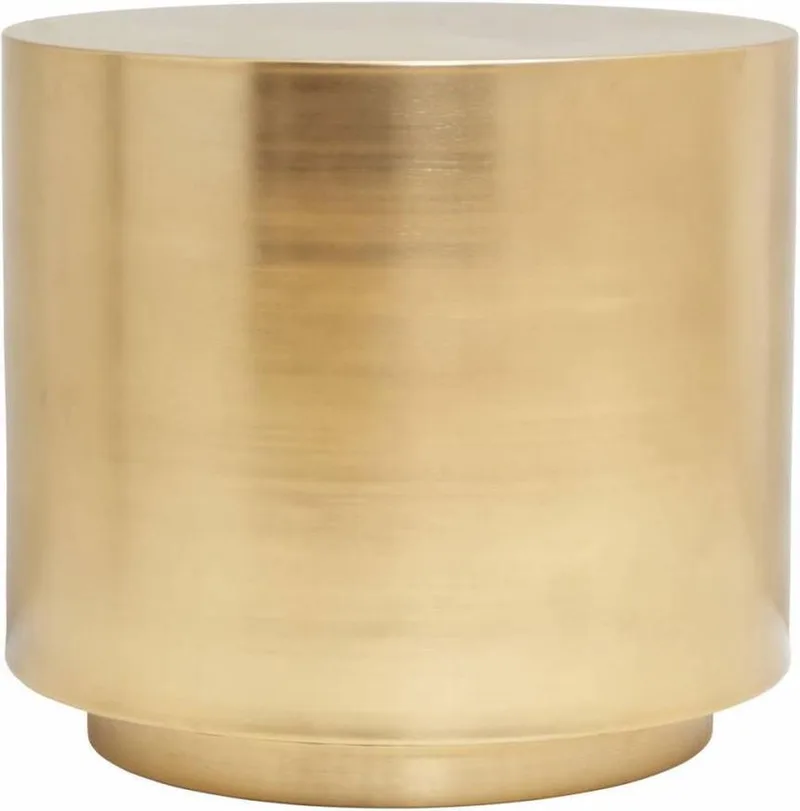 cb0770 Bijzettafel - mat messing - ø 50 x 45,7 de House Doctor en Goudkleurig – photo du produit