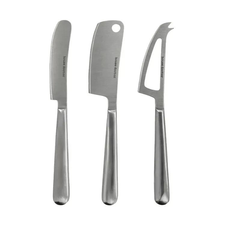 Cheese Käsemesser 3-teilig Silber van House Doctor – productfoto