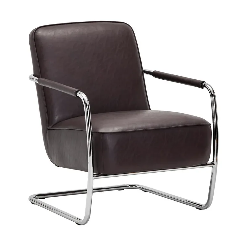 Comma Loungestuhl Maulbeere, Chrom fra House Doctor – produktbillede