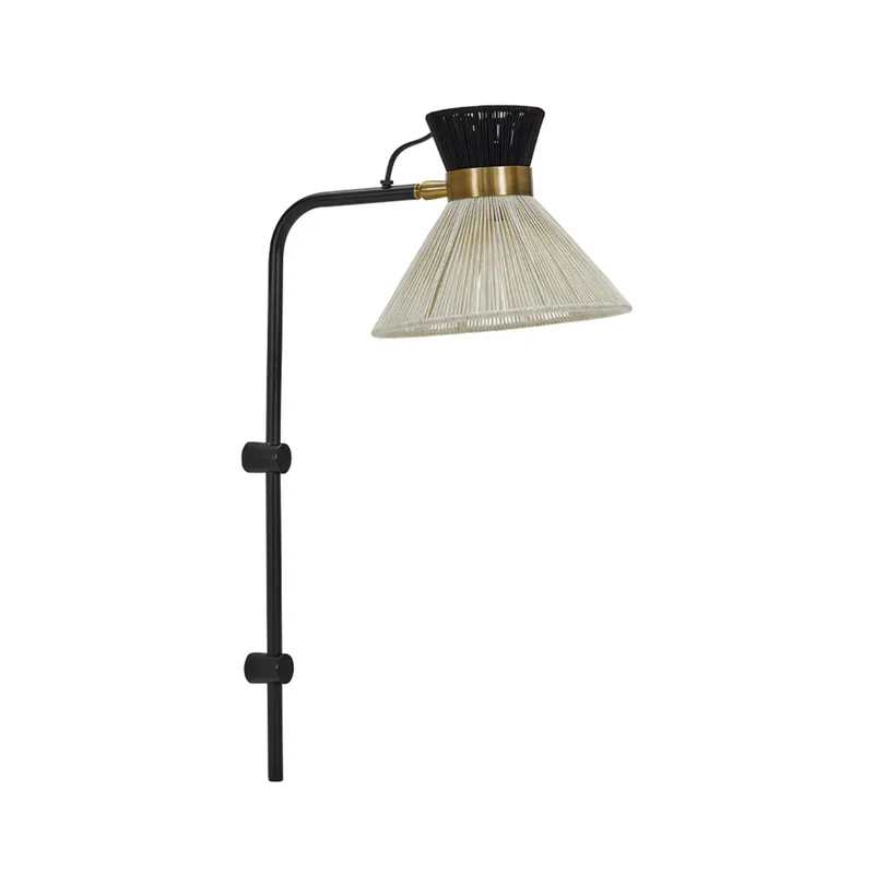 Cord Wandlamp Zwart - House Doctor - Woonkamer - Metaal by House Doctor – product photo