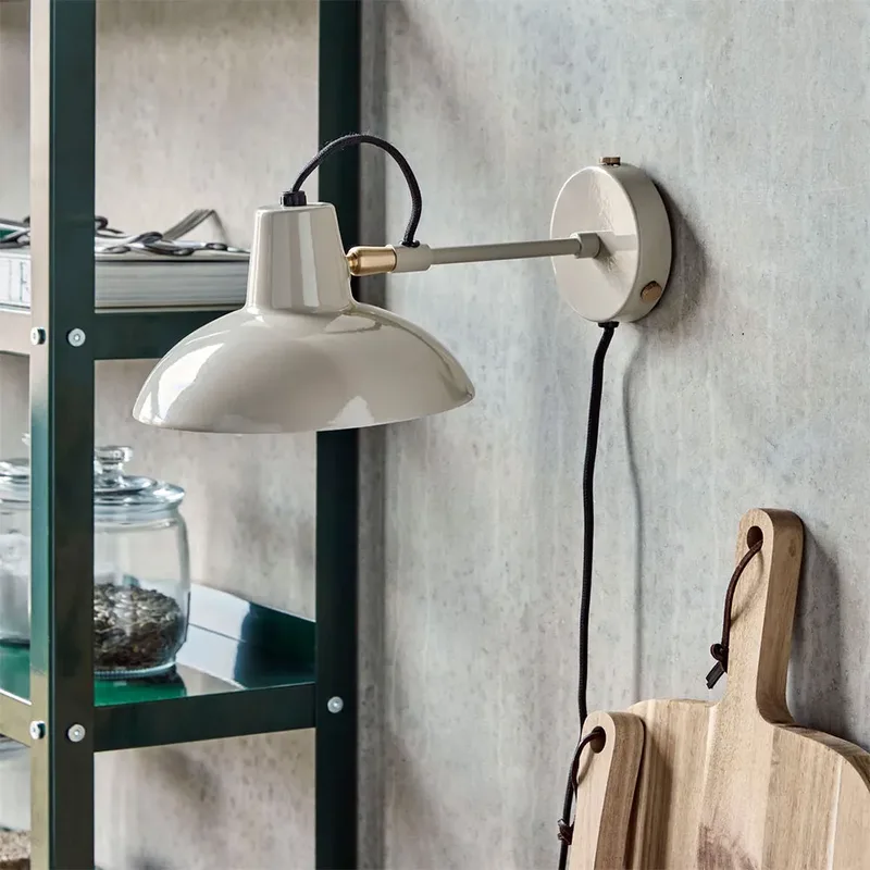 Desk wandlamp grijs, uitval 30 cm, stekker van House Doctor – productfoto 2 van 4