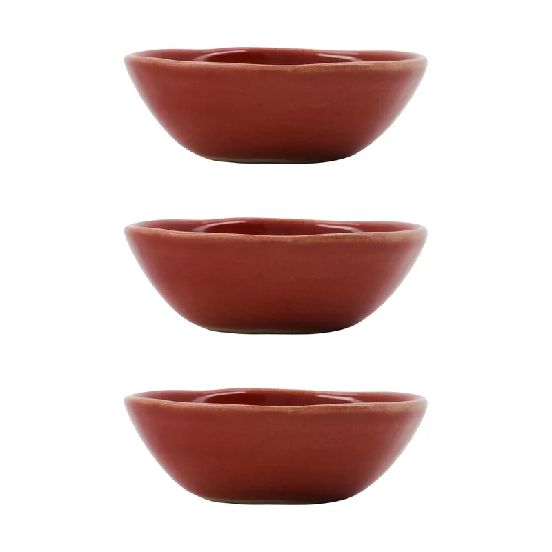 Diva Schale 4 cl 3-pack Rot by House Doctor – product photo