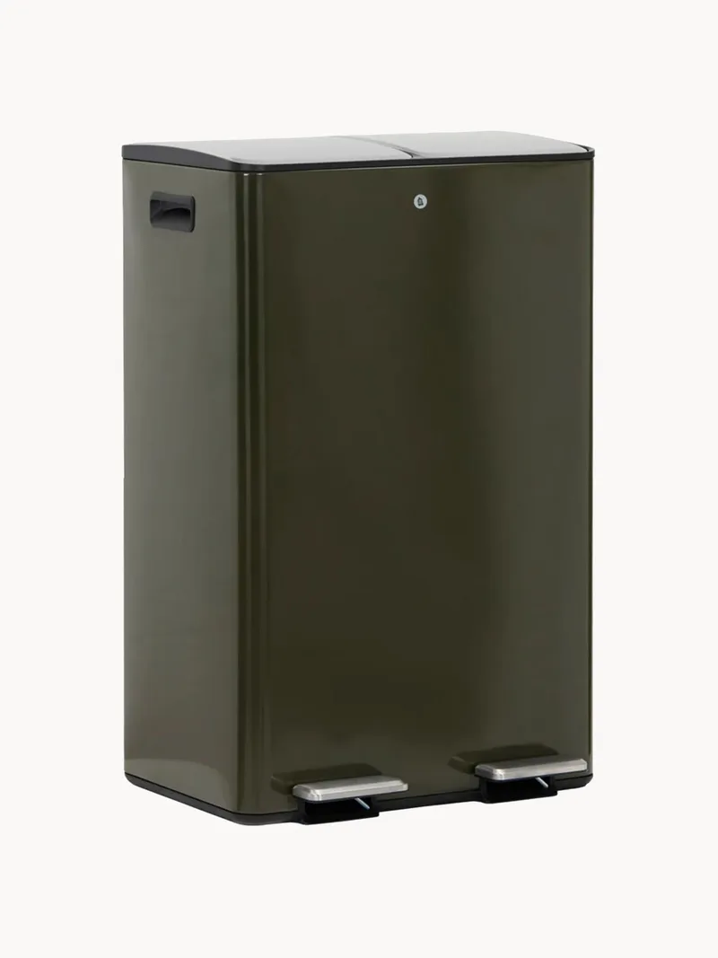 Dubbele pedaalemmer Sort, 30 L + 30 L by House Doctor – product photo
