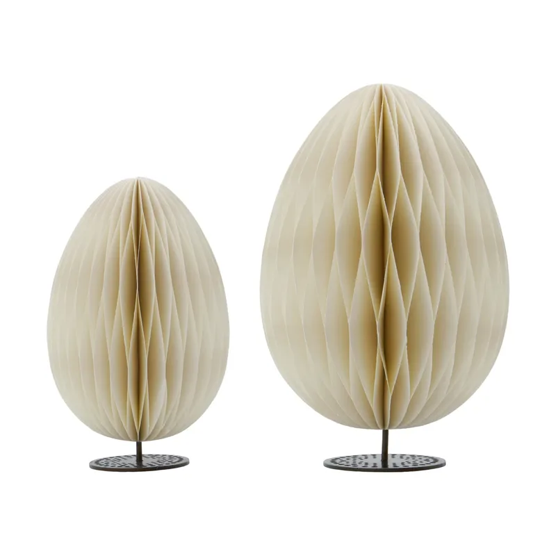 Eggs Osteranhänger/Dekorationsobjekt 2-teilig Off-white de House Doctor – photo du produit