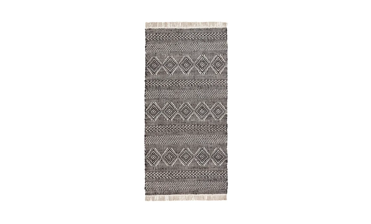 ETHNIC Matta 90x200 Svart/Natur från House Doctor – produktbild