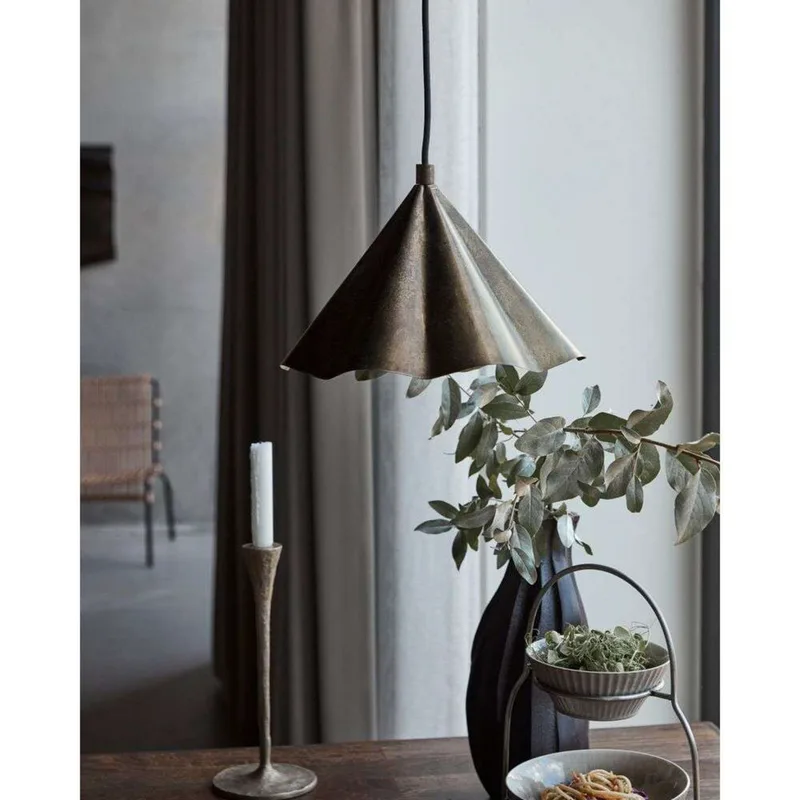 Flola hanglamp bruin Ø30cm, metaal, stekker - House Doctor - Eetkamer von House Doctor – Produktfoto