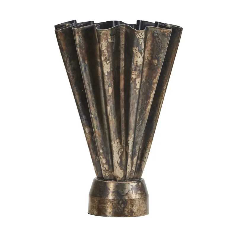 Flood Vase Ø23 cm Antikbraun fra House Doctor – produktbillede