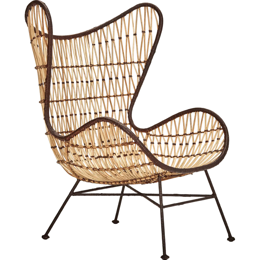 Flow loungestoel naturel - 204300316 de House Doctor – photo du produit
