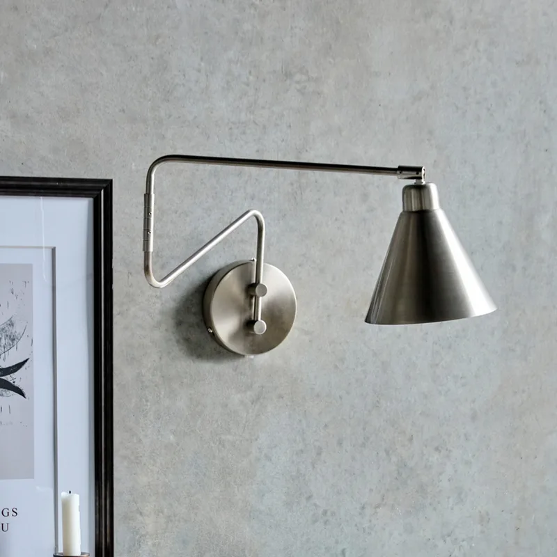Game wandlamp 76 cm zilver metaal E14 - House Doctor - Woonkamer - Modern - 1 lamp von House Doctor – Produktfoto