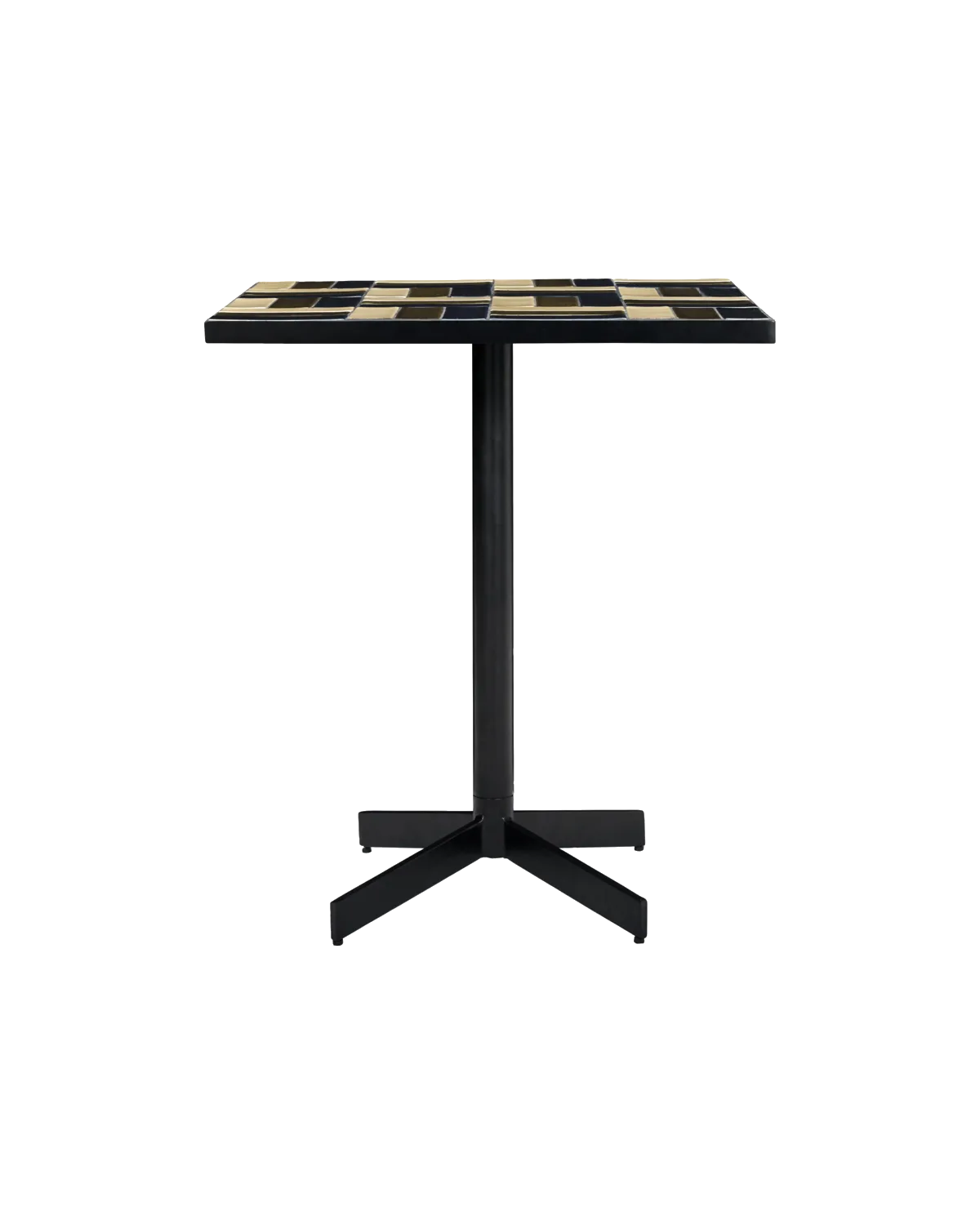 Geometric bijzettafel bruin/blauw - 266140061 by House Doctor – product photo