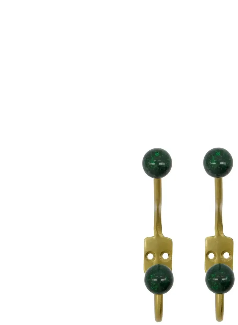 Haak Ball Groen 13cm - 2 stuks von House Doctor in [gid://shopify/Metaobject/303100625231,gid://shopify/Metaobject/303390884175] – Produktfoto