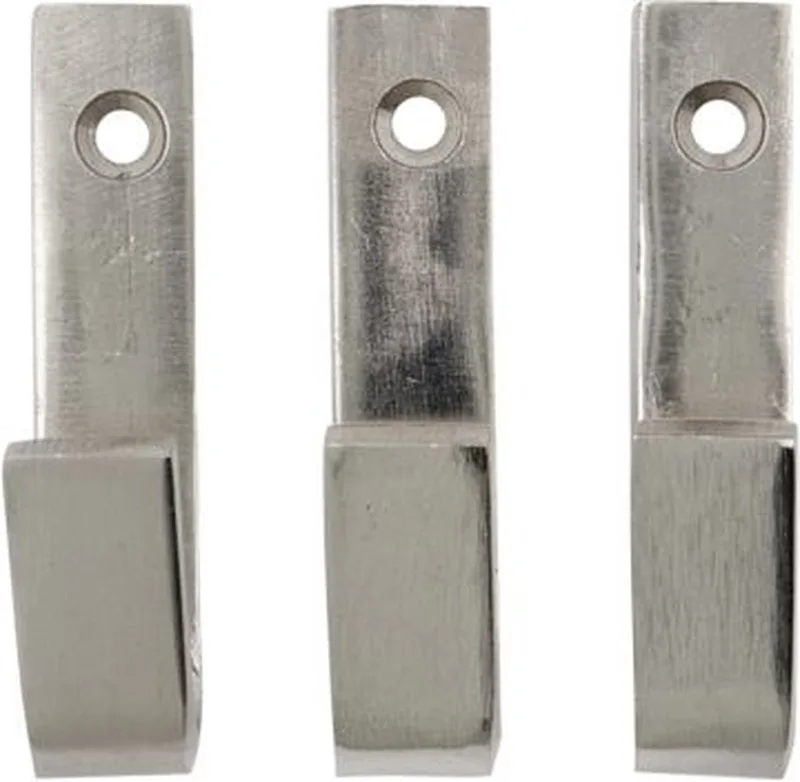 Haak Bath zilver - 3 stuks von House Doctor in [gid://shopify/Metaobject/296226128207] – Produktfoto