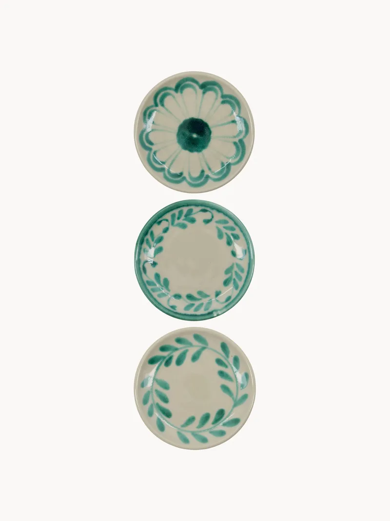 Handbeschilderde dessertborden Diva, 3-delig by House Doctor – product photo