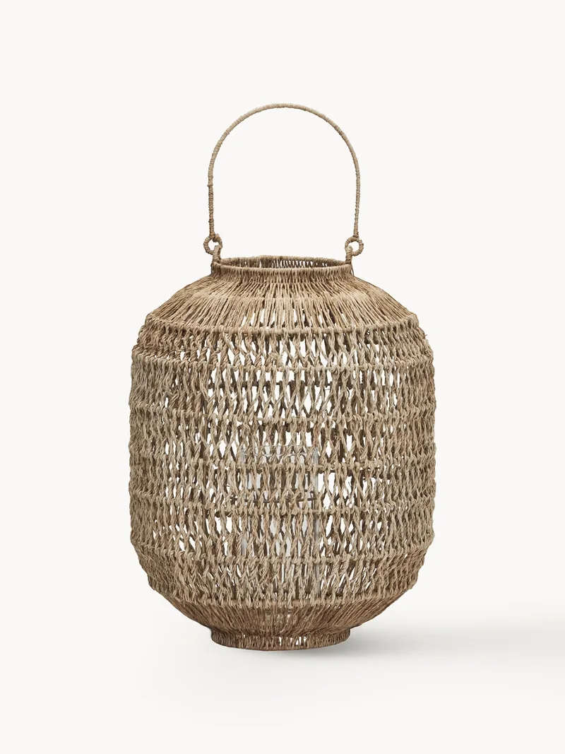 Handgemaakte lantaarn Dive van jute by House Doctor – product photo