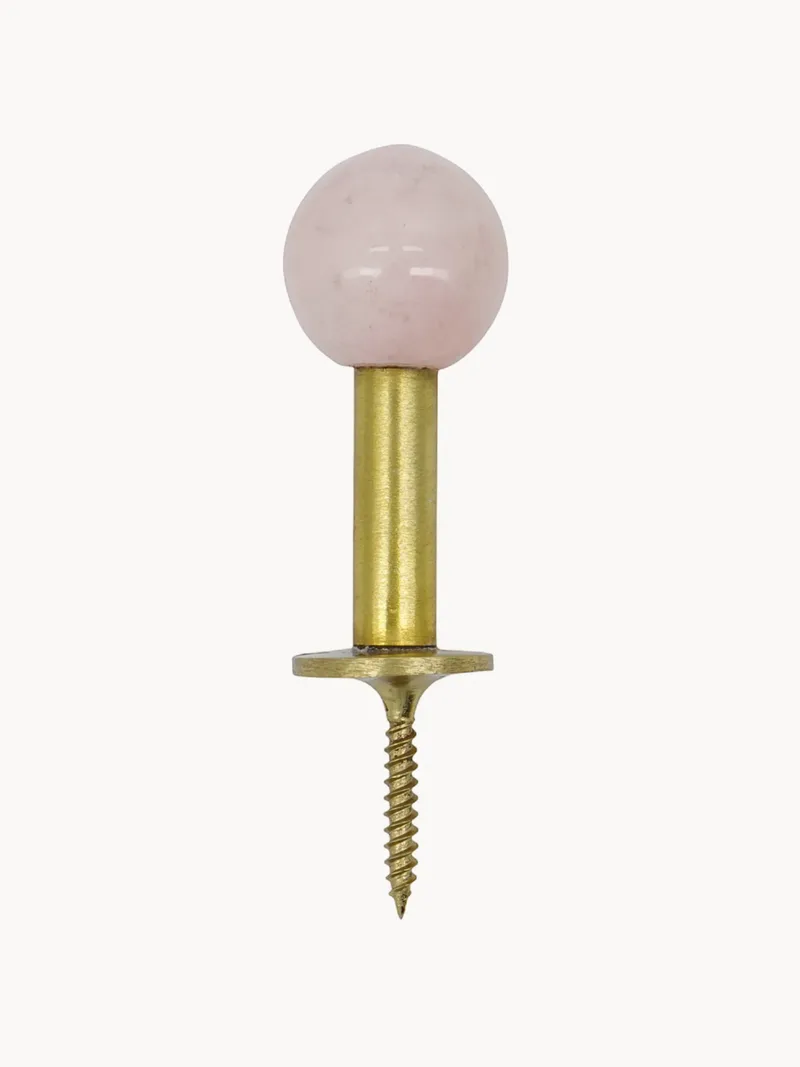 Handgemaakte metalen wandhaken Ball, 2-delig by House Doctor – product photo