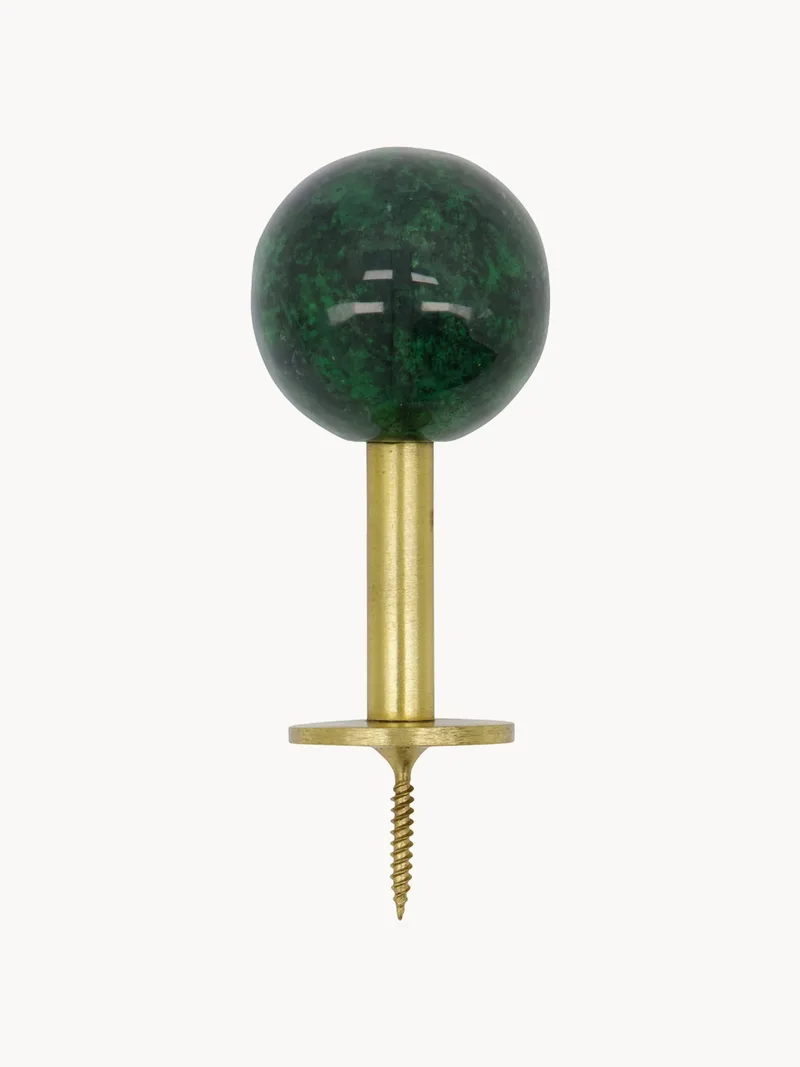 Handgemaakte metalen wandhaken Ball, 2-delig by House Doctor – product photo