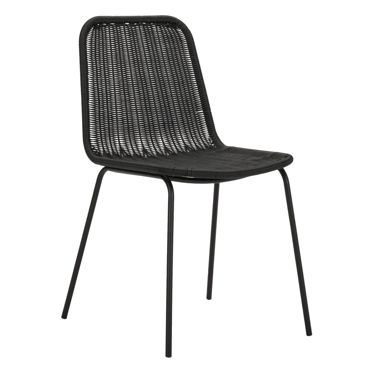 Hapur stoel zwart set van 2 - 210940400 van House Doctor – productfoto