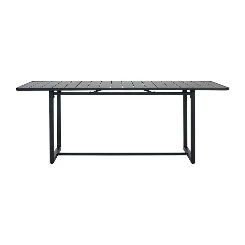 Helo Esstisch 90 x 200cm Schwarz by House Doctor – product photo
