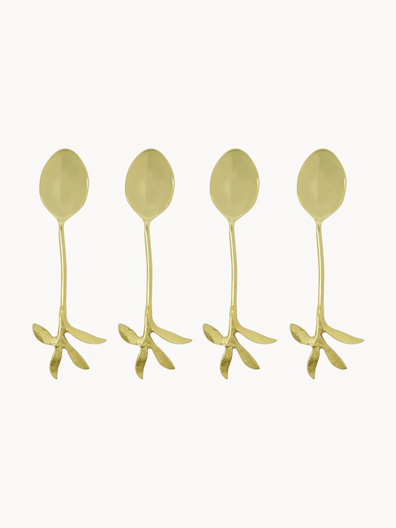 Hoogglans gepolijste theelepels Serve, 4-delig by House Doctor – product photo