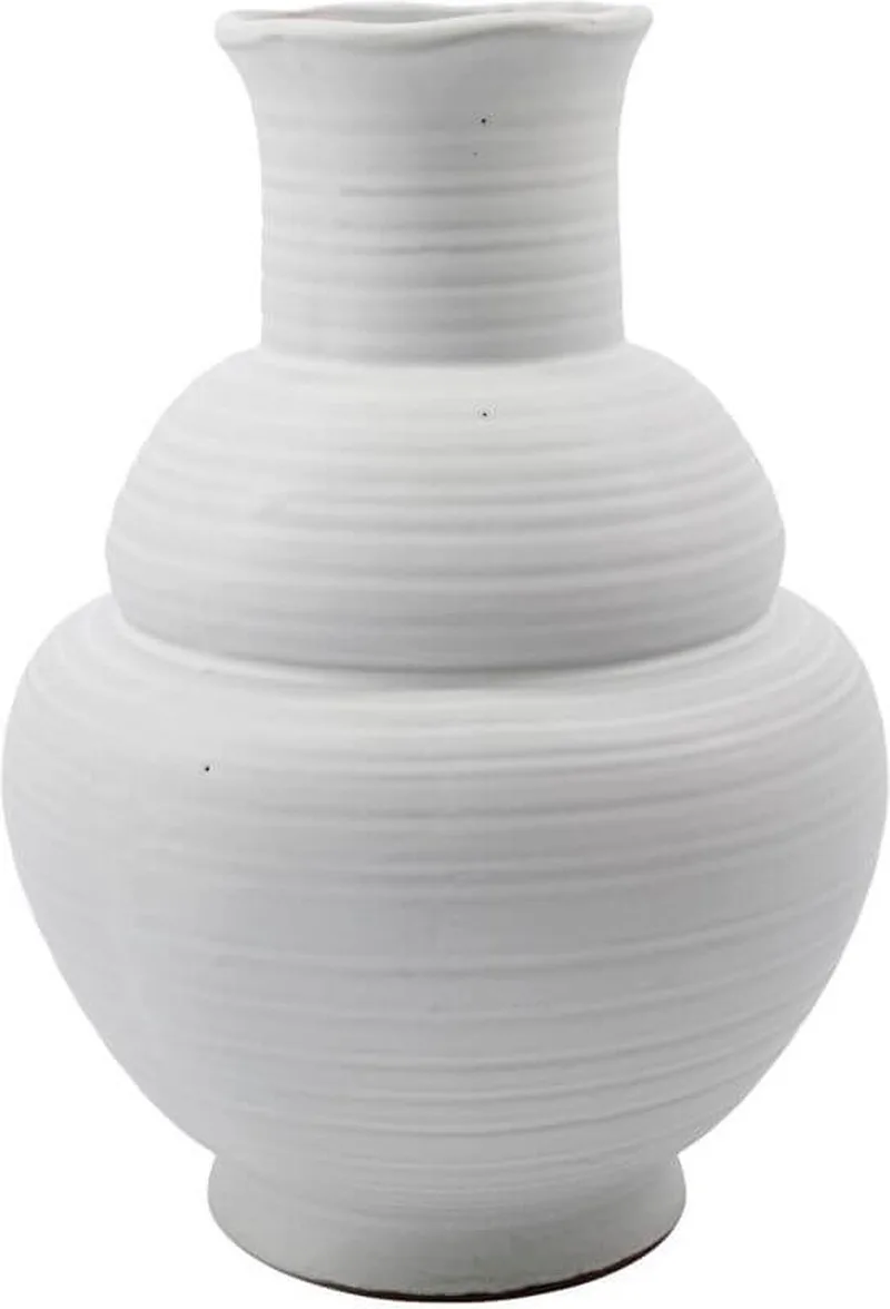 House Doctor Vaas Liva wit 29cm van House Doctor in [gid://shopify/Metaobject/296204665167] – productfoto