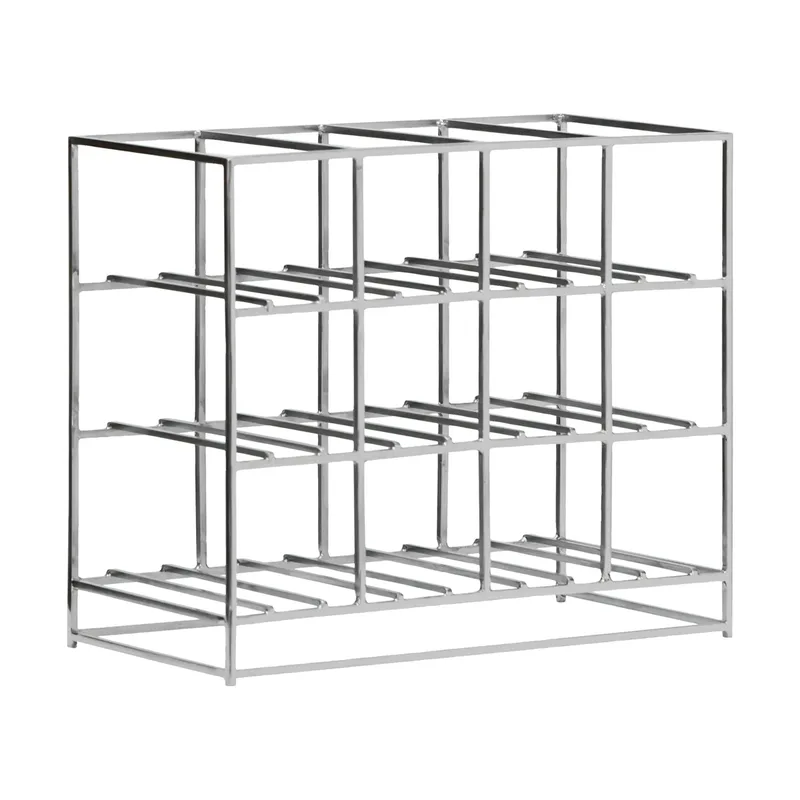 House Doctor Weinregal 12-Flaschen 41x35 cm Silver finish van House Doctor – productfoto