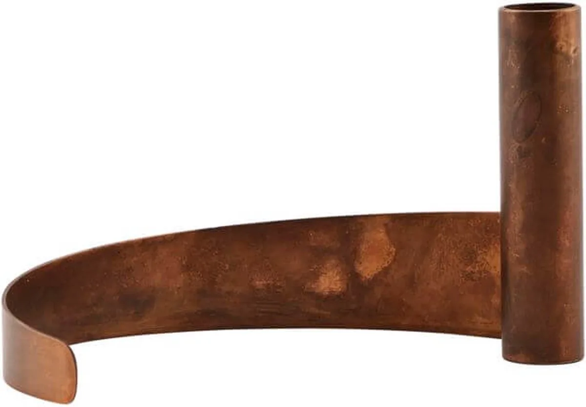 Kandelaar Ambur antiek 11cm de House Doctor en Marron – photo du produit