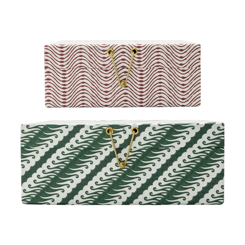 Keep Aufbewahrungsboxen rot-grün 2-teilig by House Doctor – product photo