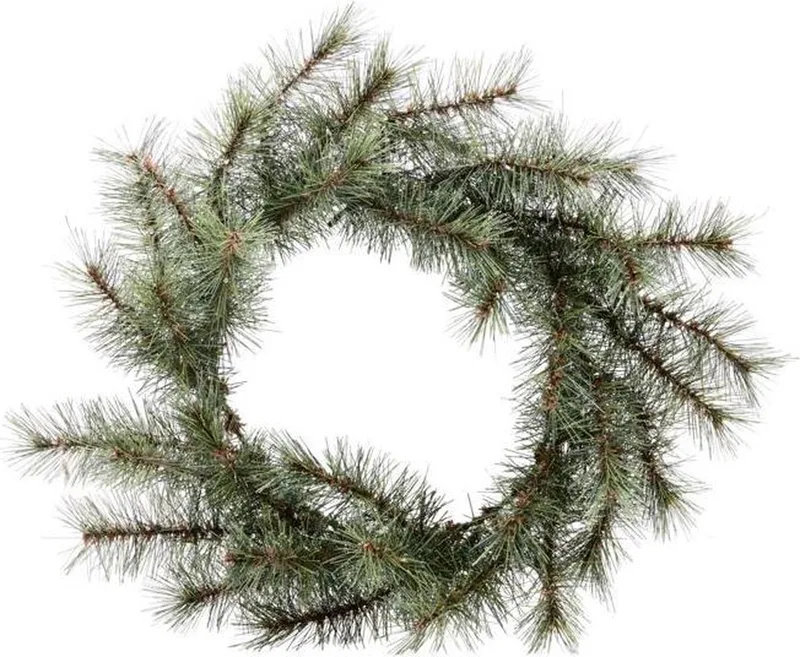 kerstkrans met lichtjes van House Doctor in Groen – productfoto