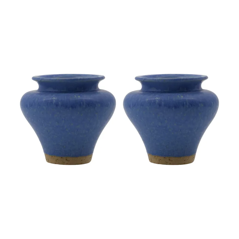 Kolo Vase Blau, 8,5 cm, 2er Pack van House Doctor – productfoto