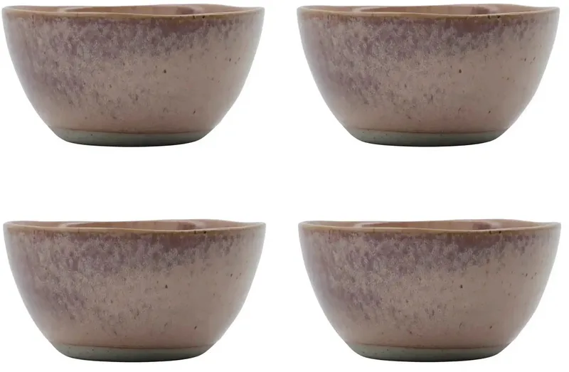 Kommen Vida Roze 12cm - 4 stuks van House Doctor in [gid://shopify/Metaobject/303097905487] – productfoto