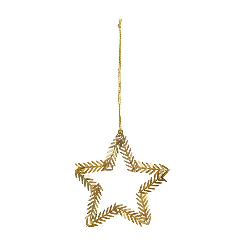Lamet Weihnachtsanhänger Stern Messing by House Doctor – product photo