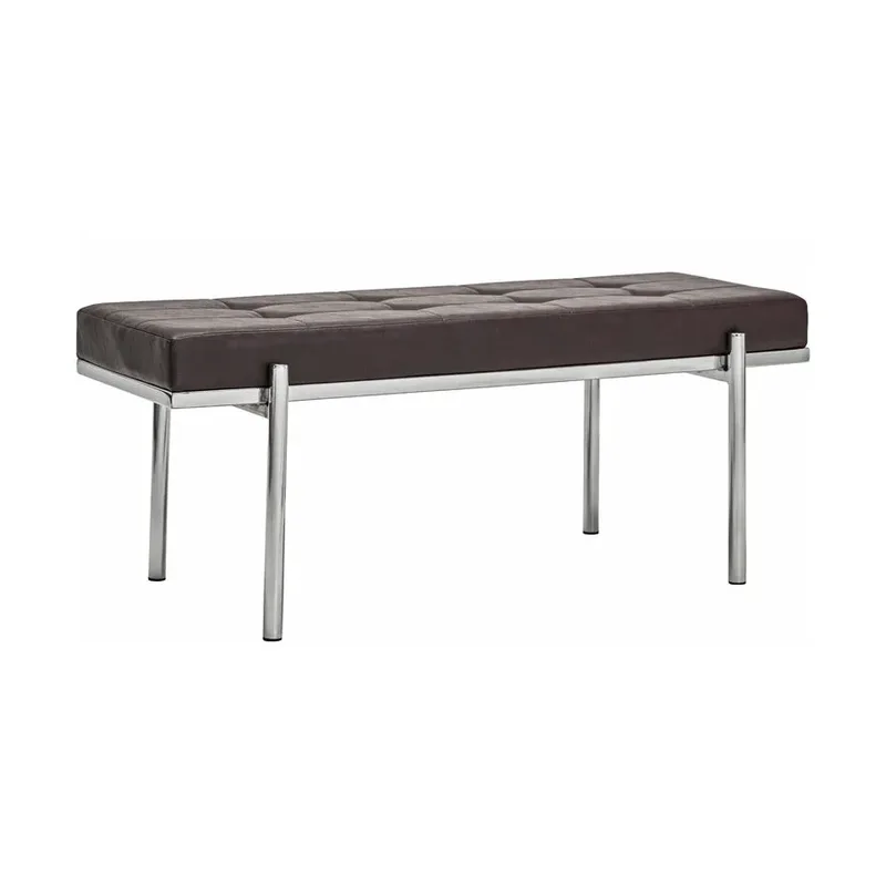 Lao Bank Maulbeerbaum-Chrom, 110 cm fra House Doctor – produktbillede