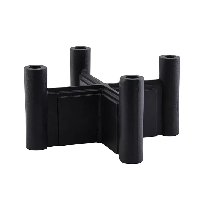 Layers Kerzenhalter 14cm Schwarz fra House Doctor – produktbillede