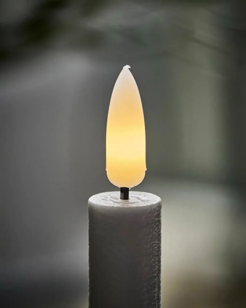 LED-kaarshouders Leaves antiek messingkleurig – 15,5 cm, 6 stuks by House Doctor in [gid://shopify/Metaobject/303101378895,gid://shopify/Metaobject/303390884175] – product photo