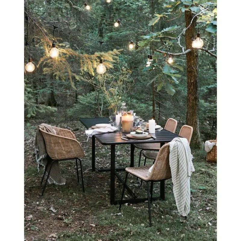 Light String Lights Lichtketting Zwart - House Doctor - Terras - Glas von House Doctor – Produktfoto