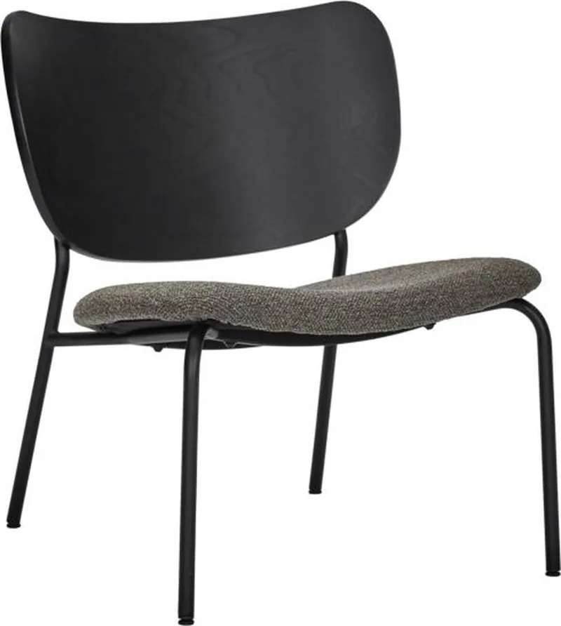 Lounge stoel Longa bruin by House Doctor in [gid://shopify/Metaobject/307221758287] – product photo