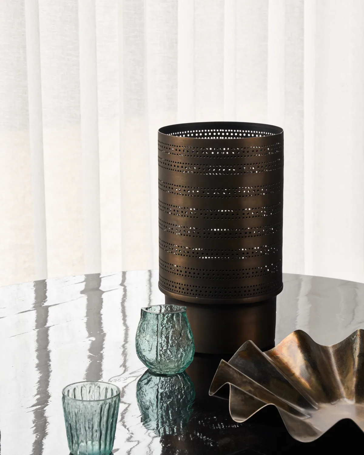 Lysestage, Mesu, Antik brun by House Doctor – product photo