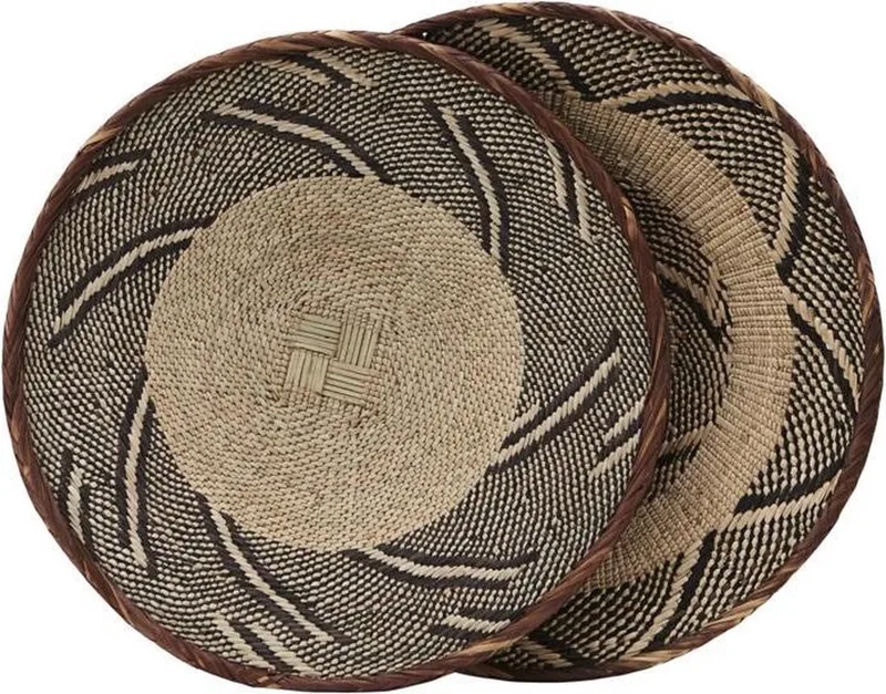 Mand Tonga natuur palmblad 30cm van House Doctor – productfoto