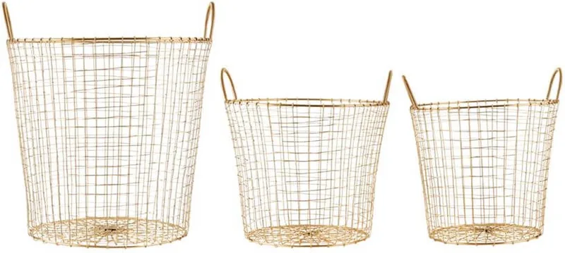 Mand - Wire - set of 3 sizes - House Doctor by House Doctor in Messing – product photo