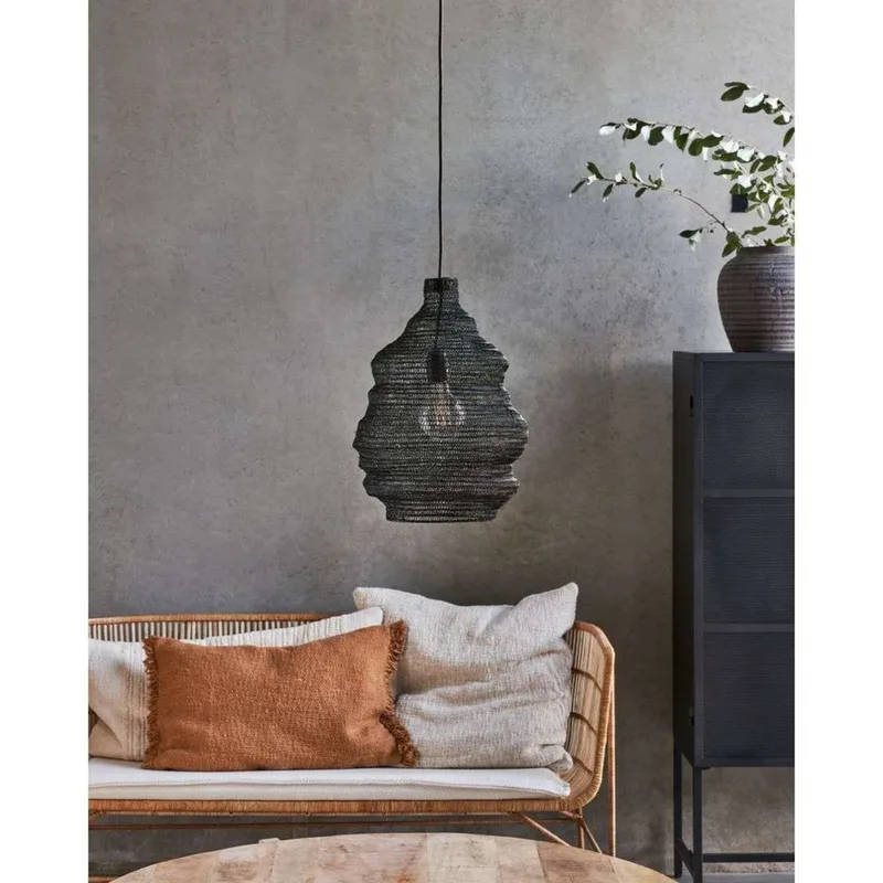 Mesh Hanglamp Ø30 Black - House Doctor - Eetkamer - Metaal by House Doctor – product photo