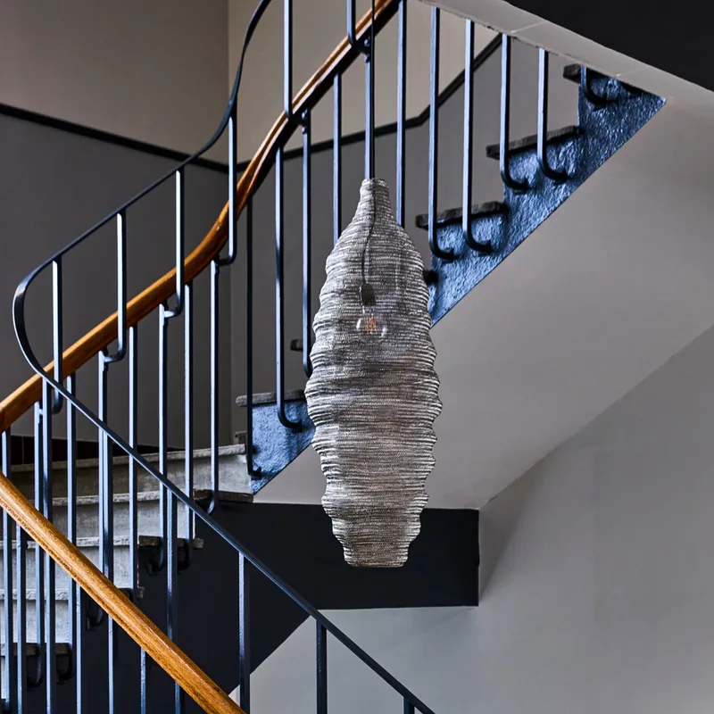 Mesh hanglamp zilver ijzer Ø 30 cm - House Doctor - Woonkamer - Designer - Metaal - 1 lamp von House Doctor – Produktfoto