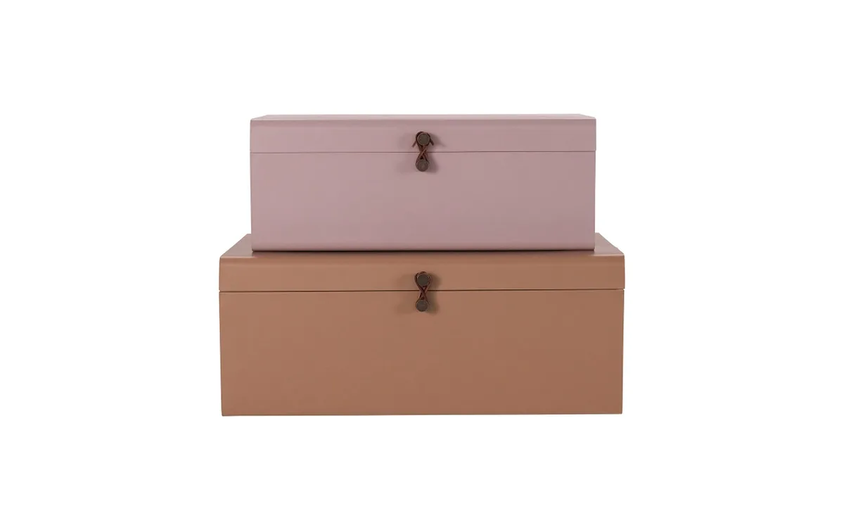 METAL Förvaring 2-pack Beige/Rosa från House Doctor – produktbild