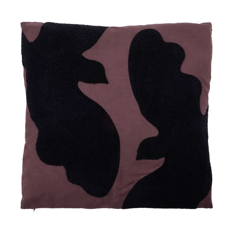 Miki Dekokissen Dunkle Schokolade-Schwarz, 50x50 cm från House Doctor – produktbild
