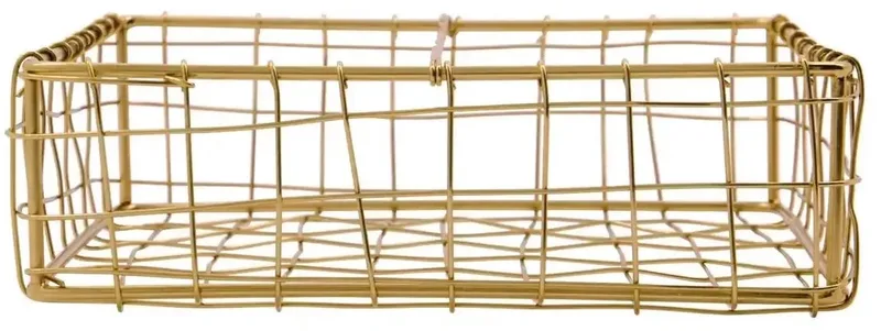 Napkin basket - HDBring - Golden van House Doctor in Goud – productfoto