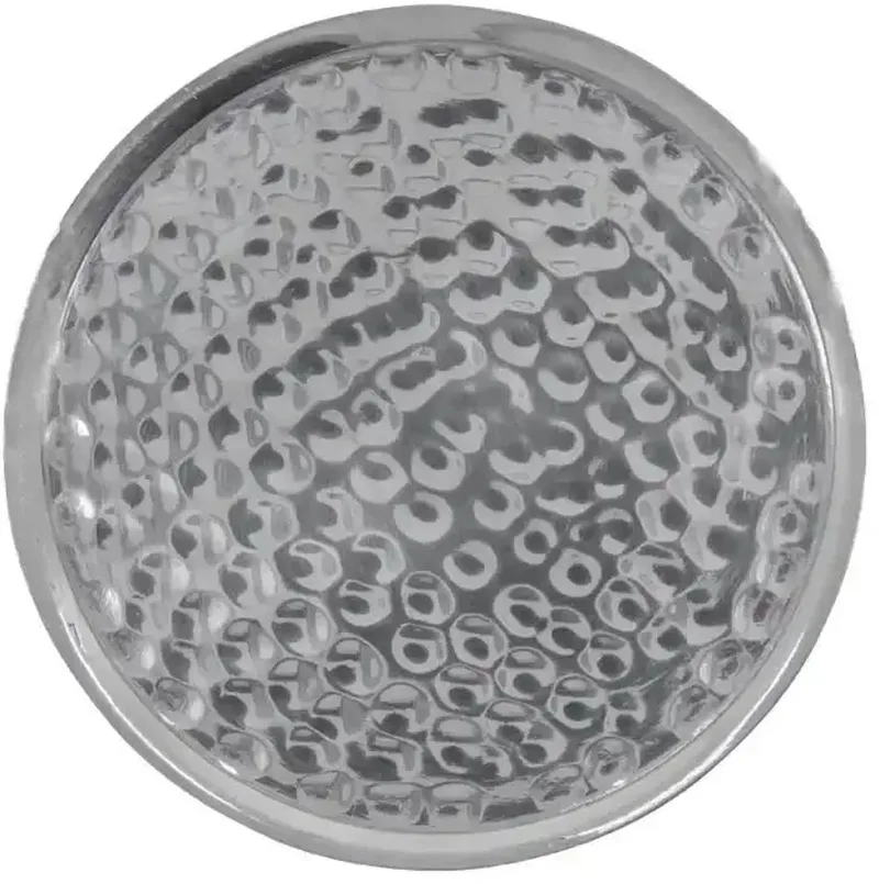 Onderzetters zilver met houder - 4 stuks by House Doctor in [gid://shopify/Metaobject/307231981903] – product photo