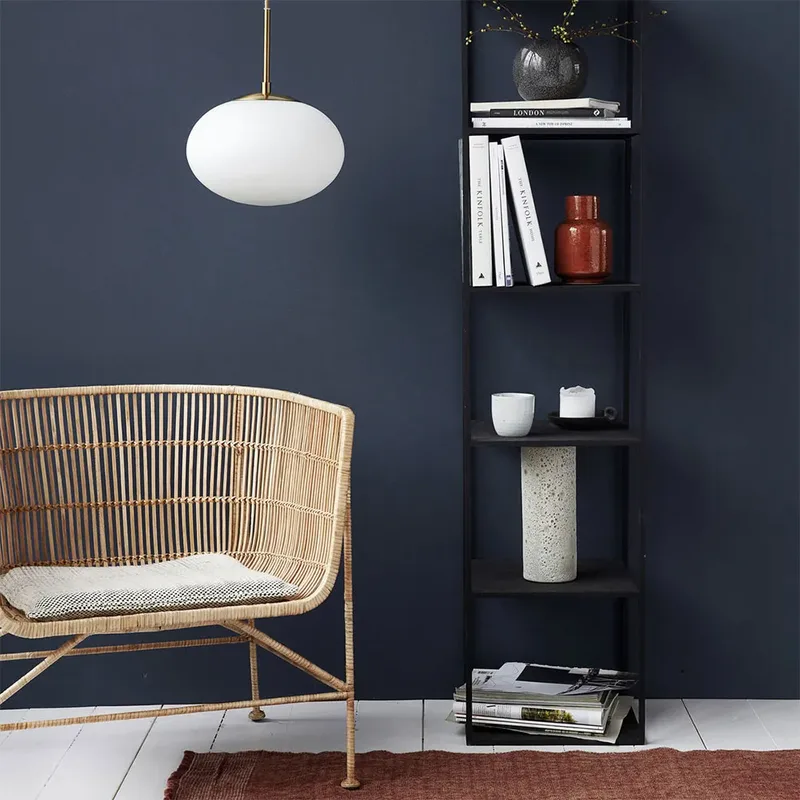 Opaal Hanglamp Ø30cm Wit/Geel Koper fra House Doctor – produktbillede 3 af 3