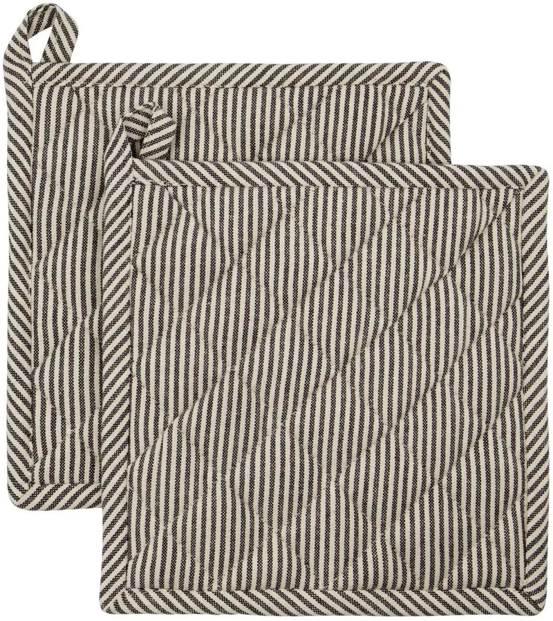 Pannenlappen Chef Donker grijs - 2 stuks by House Doctor in [gid://shopify/Metaobject/307234865487,gid://shopify/Metaobject/313064948047] – product photo