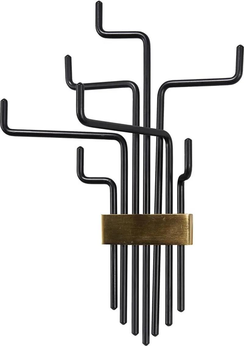 Pipes kapstok by House Doctor in Zwart – product photo