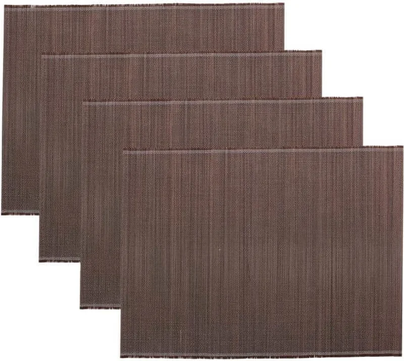 Placemat, Bamb, Lichtbruin - Tafellinnen - Textiel - 45x33cm by House Doctor in Bruin – product photo